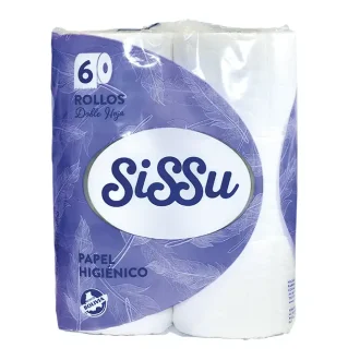 Papel Higienico Sissu Blanca 1 Rol x6