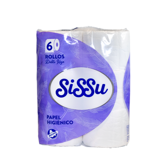 Papel Higiénico Sissu 6 rollos